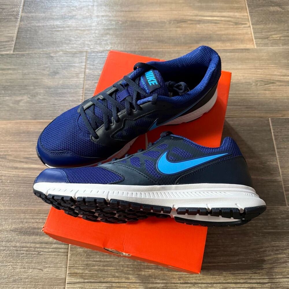 Brand new Nike Downshifter 6 blue sneakers trainers Size Mens 11 Running Gym